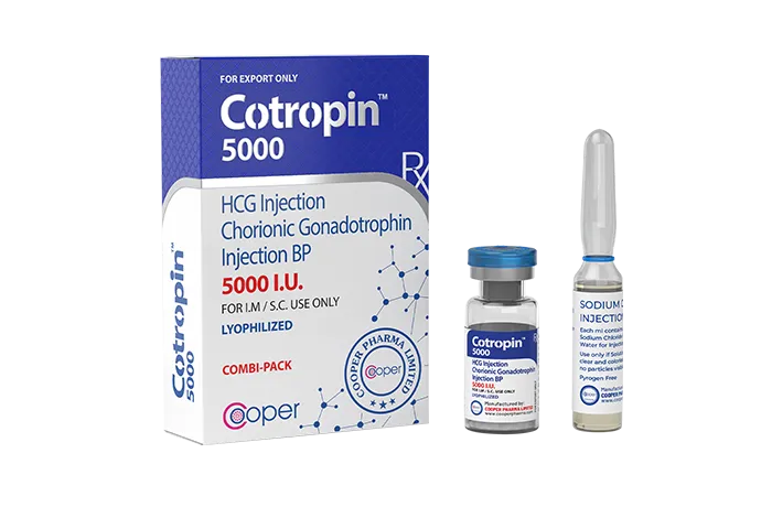 Cotropin 5000 UI HCG - Reposição Hormonal e Fertilidade