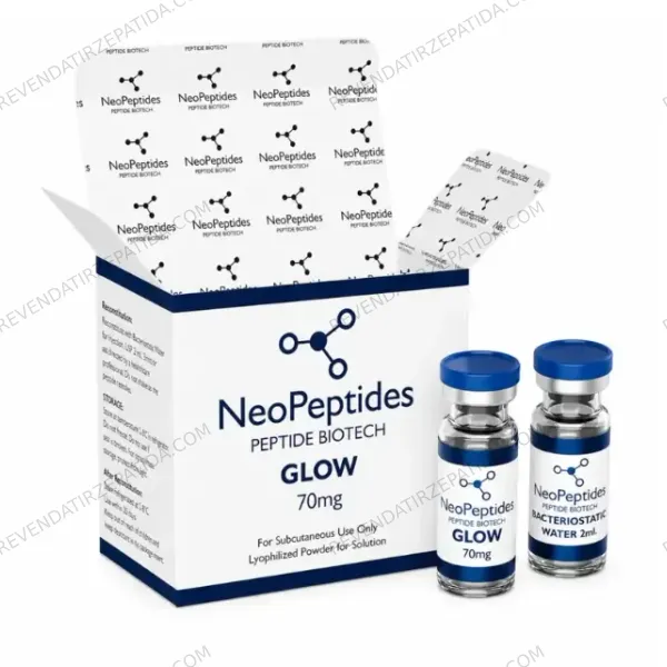 Glow 70mg - Peptídeos Premium para uma Pele Radiante