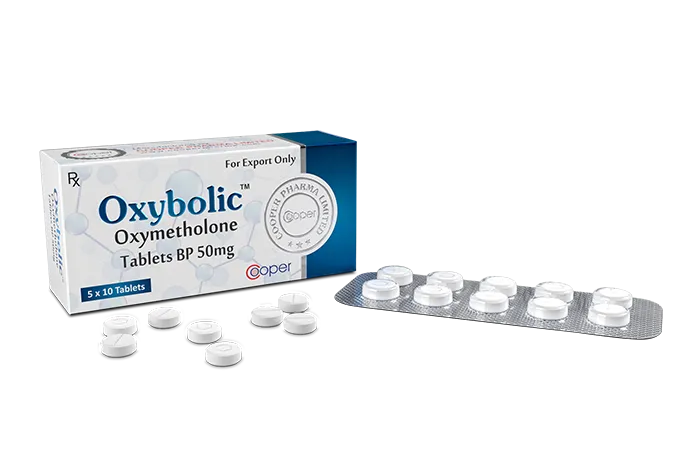 Oxybolic Hemogenin 50mg - Esteroide Anabólico para Aumento de Massa Muscular